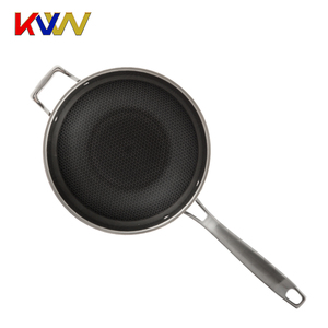 Vente chaude chinois 3-ply <span class=keywords><strong>induction</strong></span> en acier inoxydable gaz <span class=keywords><strong>wok</strong></span> cuisinière pour la <span class=keywords><strong>cuisine</strong></span> - Product Image 2