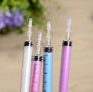 Penna in Gel per siringhe, penne per cancelleria, materiale in cristallo plastico, penna per forniture scolastiche - Product Image 6