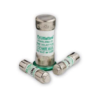 Fusible de Cartucho de Vidrio de Nivel CC Littelfuse, Fusible de Retardo Rápido, 3A 600V CCMR 3, Alta Capacidad de Ruptura, Certificado IEC