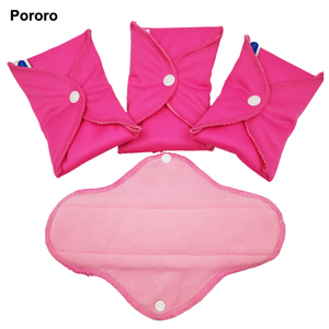 <span class=keywords><strong>Toallas</strong></span> <span class=keywords><strong>sanitarias</strong></span> Anatómico paño menstrual pad antialérgico ecológico PUL impermeable lavable reutilizable fábrica de China - Product Image 2