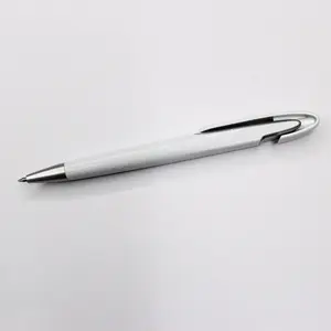 Branded Pens Q-03 Corporate Gift High Quality Promotional Ballpoint Pen Custom Printed Logo Click Action Plastic Pen