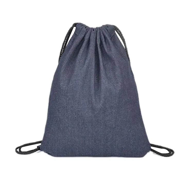Di vendita caldo riutilizzabile sacchetto di sport della tela di cotone con coulisse duffle bag per gli uomini e le donne