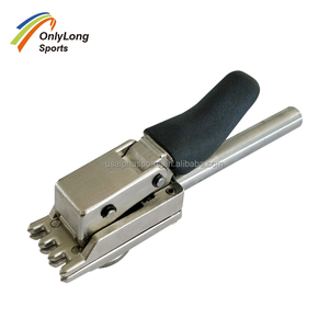 Pince de base pour machine à cordage modèle Alpha ACC-021, 5 dents, en alliage d'acier revêtu de diamant, pour tennis et badminton, avec cadran réglable - Product Image 1