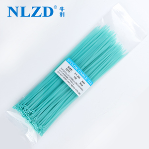 Zip lazos azul cielo de azure de plástico corbata secreto Cerúleo color <span class=keywords><strong>celeste</strong></span> de nylon cable/ - Product Image 3