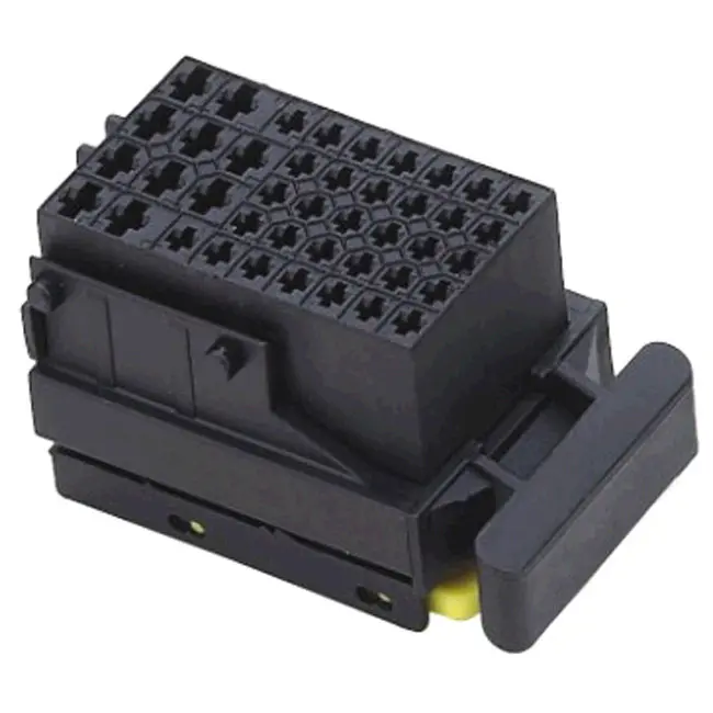 Conector de tomada preta para automóveis, 936421 2 pinos de tipo amp