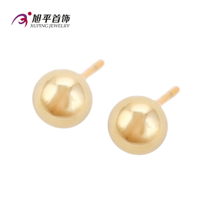 Xuping Dubai 24K color oro venta mayorista joyas de imitación regalo o boda estilo esplendente aretes para mujeres - Product Image 6
