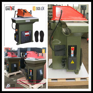 China 27 T hydraulische swing arm foam/eva/stof snijmachine - Product Image 5
