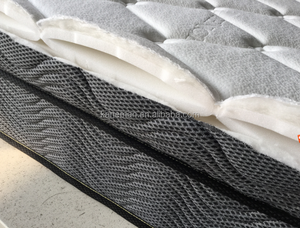 13 Inch Dày Colchon Euro Top Bán Buôn <span class=keywords><strong>Deluxe</strong></span> Pocket Coil Mùa Xuân Nệm Với Cuộn Đóng Gói - Product Image 4