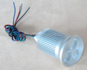 Projecteurs RGB 9W 3 en 1 4 fils DMX 512 MR16 DC12V basse tension, éclairage encastré - Product Image 1