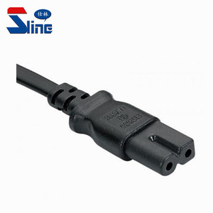 NEMA 1-15P USA Polarized 2 Pin Plug to Polarized IEC C7 <strong>Figure</strong> <strong>8</strong> Receptacle <strong>Power</strong> <strong>Cable</strong> - Product Image 3