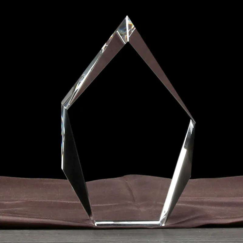 Crystal Sublimation Blank Eisberg mit Geschenk box für 3D-Laseroberflächen gravur