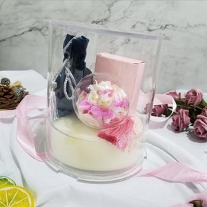 Tùy Chỉnh Vòng Rõ Ràng Acrylic Hoa Quà Tặng Hiển Thị Hộp Lưu Trữ - Product Image 3