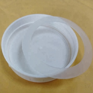 Joints en silicone transparents réutilisables de qualité alimentaire pour couvercles de bocaux Mason à large ouverture - Product Image 3