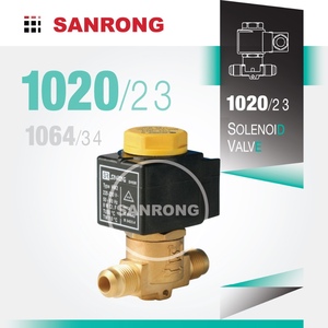 Électrovanne en laiton avec bobine de 24v/220v AC, pièces de réfrigération à haute qualité, pour réfrigérateur, congélateur et chambre <span class=keywords><strong>froide</strong></span> - Product Image 4