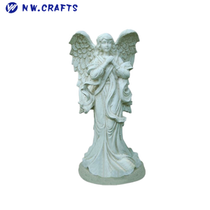 Estatua <span class=keywords><strong>de</strong></span> Ángel Religioso Femenino en Oración, <span class=keywords><strong>de</strong></span> Resina Blanca, Directo <span class=keywords><strong>de</strong></span> Fábrica - Product Image 6