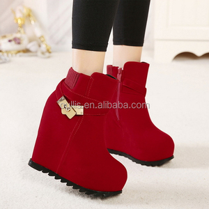 Bottines compensées pour femmes imperméables à prix d'usine PQ3275 - Product Image 3
