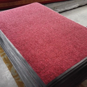 Keset Lantai Karpet Merah Kustom Bagus untuk Hotel, Kantor, Rumah - Product Image 4