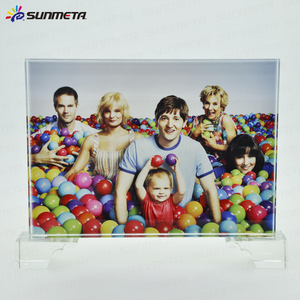 Hermosa Artesanía de Cristal Grupo Clase de Graduación Souvenir 3D Foto de Cristal Marco - Product Image 2