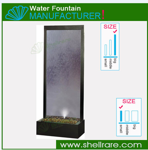 72 "<span class=keywords><strong>fontaine</strong></span> cascade verre clair avec base noire décoration intérieure et extérieure, jardin cascade - Product Image 2