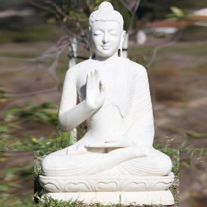 Statues de <span class=keywords><strong>bouddha</strong></span> en marbre sculptées, grande taille, en plein air, pour méditation, pierres assis, à vendre, livraison gratuite - Product Image 5