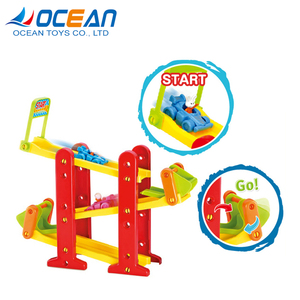 24 pz assemblato giocattolo per bambini <span class=keywords><strong>cars</strong></span> race track con <span class=keywords><strong>pista</strong></span> animale auto - Product Image 1