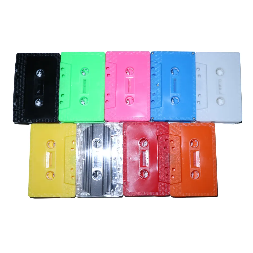 Shenzhen fabrika ses boş kaset Walkman için beyaz renk ve renkli özelleştirilmiş
