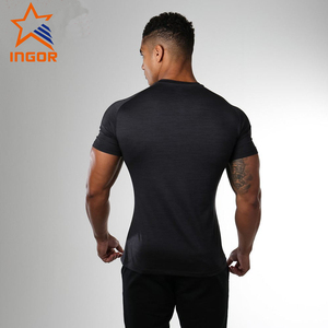 Özel eğitim kas Fit <span class=keywords><strong>T</strong></span> gömlek Mens <span class=keywords><strong>T</strong></span> <span class=keywords><strong>Shirt</strong></span> siyah spor giyim erkek kısa kollu <span class=keywords><strong>T</strong></span> gömlek - Product Image 4