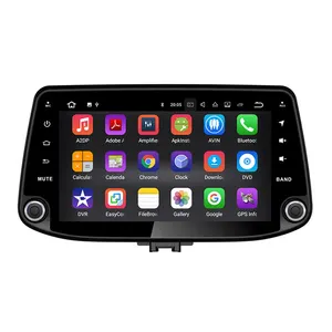 Sistema de navegação multimídia carro Android 10.0 dvd, para o rádio do carro hyundai i30/