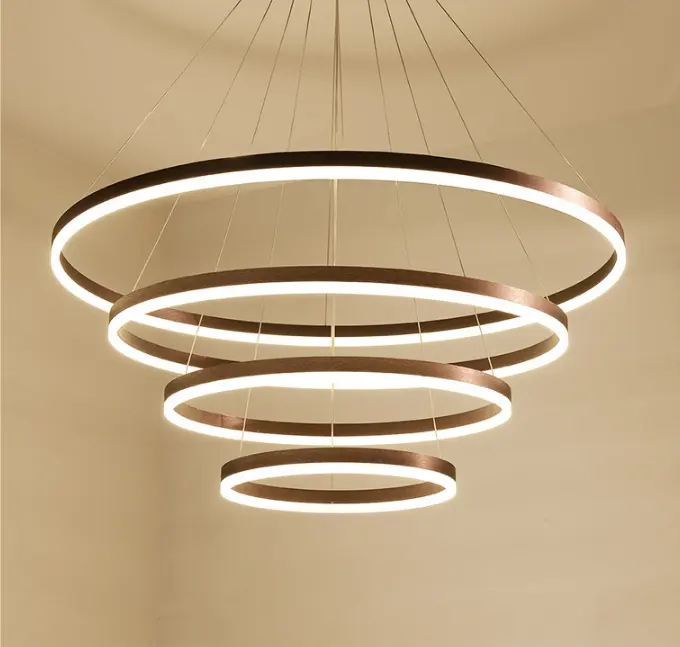 Modern wedding living room aluminum ceiling pendant lamp