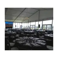 20 m x 30 m grande struttura del telaio in alluminio bianco pvc evento marquee tenda per 400 persone