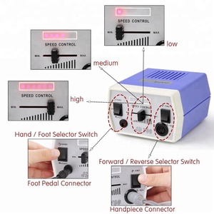 35w電気ネイルファイルドリルマシン30000rpmフットペダルアクリルビットセット高速ネイルサンダードリル - Product Image 4