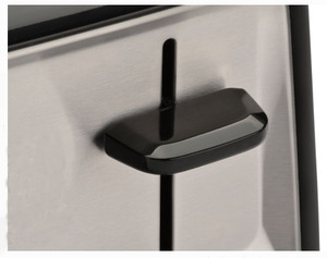 Grill rôtissoire vertical, en acier inoxydable, avec larges fentes, 2 tranches - Product Image 2