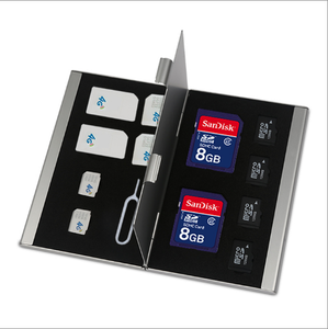 ใหม่-การออกแบบอลูมิเนียมหน่วยความจำ <span class=keywords><strong>SD</strong></span> <span class=keywords><strong>Card</strong></span> <span class=keywords><strong>Holder</strong></span> ผู้ถือซิมการ์ด - Product Image 4