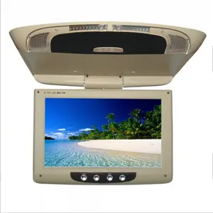 Factory export bus roof mounted led monitor HD 9Inch Roof Mount Flip Down Monitor for Car/Bus/Truck Monitor