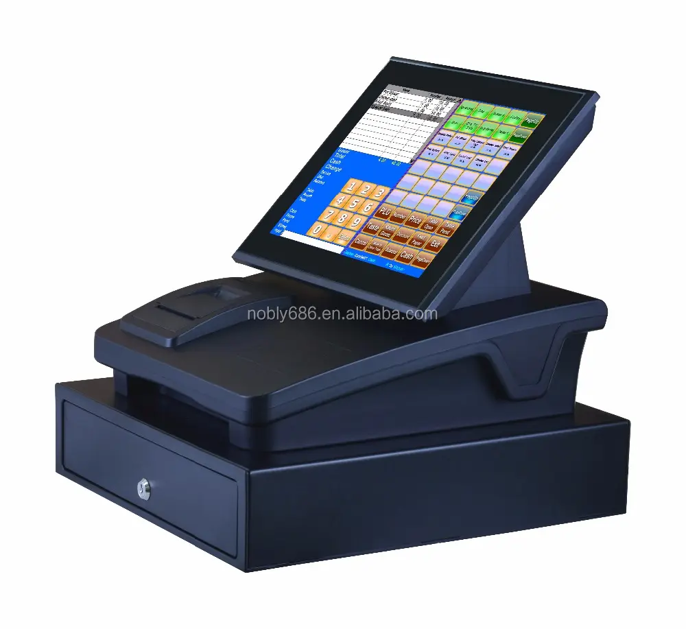 Compteur de TEC,TOWA,Olivetti, système de point de vente à écran tactile Olimpia avec logiciel, solution de point de vente caisse électronique ECR