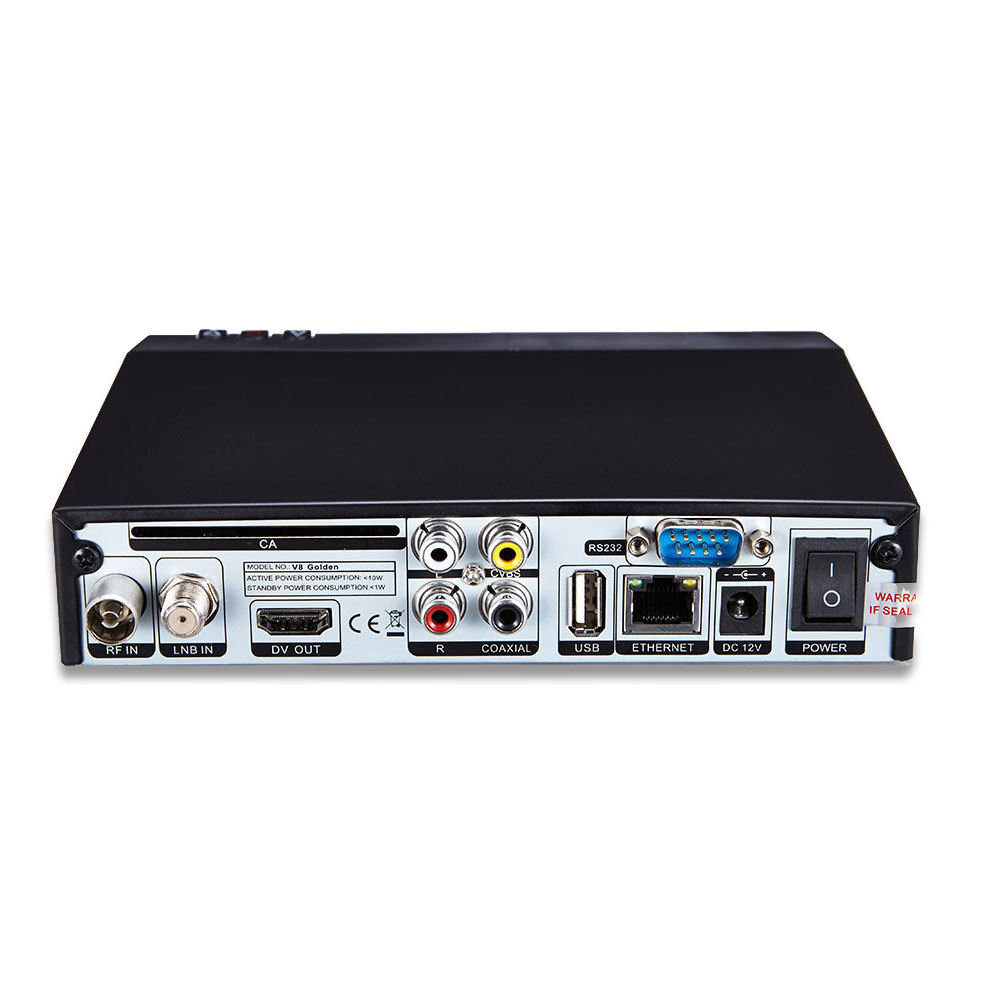 V8 de Oro DVB-S2 + T2 + C 3 en 1 Combo IPTV Youtube CCCam Receptor de Satélite Digital con el envío, DLNA, SAT2IP Set top box
