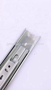 Meilong Phần Cứng Kính Thiên Văn Kênh 3 Bóng Mang Nhà Bếp Cài đặt Ngăn Kéo Slide/Đen Hoàn Thiện Sắt Trượt Chấm Trong 65G - Product Image 5
