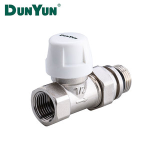 Chiết Giang Nhà Máy Giả Mạo Brass Hướng Dẫn Sử Dụng Góc Tản Nhiệt Van DN15 DN20 Khóa Lá Chắn Nước Phương Tiện Truyền Thông Hex Công Cụ Sản Xuất Van - Product Image 3