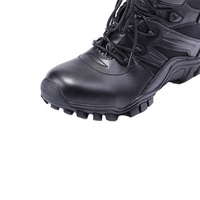 Chaussures tactiques antidérapantes Airforce à semelle épaisse en cuir véritable, semelle intermédiaire en EVA, semelle extérieure en caoutchouc, doublure en mesh, logo personnalisable