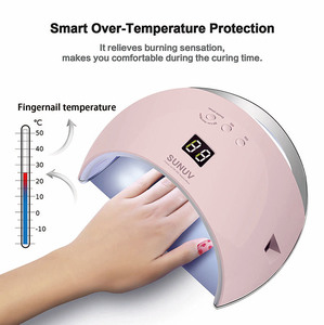 Nhãn Hiệu Riêng Máy Sấy Nhanh Đèn 48 Wát SUN6S <span class=keywords><strong>Uv</strong></span> Led Nail Gel Polish Chữa Khô Đèn Thông Minh Cảm Biến Cho Nail Art - Product Image 4