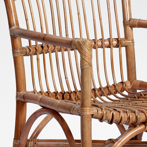 Chaise de loisirs en rotin tissé au design traditionnel moderne de haute qualité pour hôtel villa maison salon restaurant appartement utilisation - Product Image 6