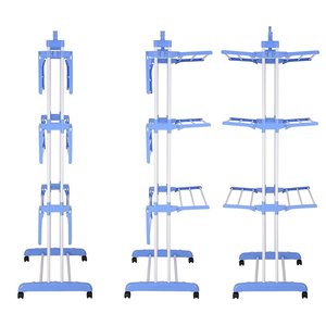 <span class=keywords><strong>Tendedero</strong></span> Plegable de 3 Niveles para Ropa, Perchero para Secar Ropa - Product Image 3