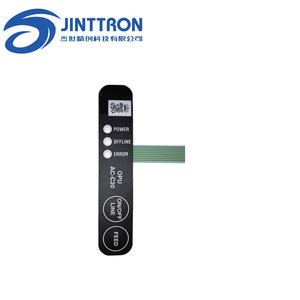 China factory customized matte finish golden plated metal dome flat <strong>button</strong> <strong>membrane</strong> <strong>switch</strong> - Product Image 1