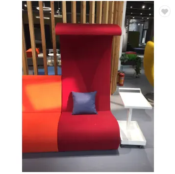 S-образный современный привлекательный диван-стул с высокой/низкой спинкой и без подлокотников