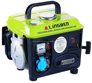 Lingben 650w נייד מיני 12v dc בנזין גנרטור