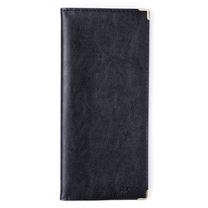 Porte-cartes de visite professionnel en PU noir transparent, capacité 160 cartes, boîte de rangement, album de bureau - Product Image 2