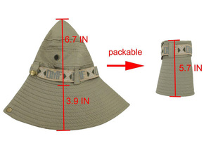 Wholesale New Summer Custom <strong>Funky</strong> Safari Fisher Hiking Unisex <strong>Bucket</strong> <strong>Hats</strong> - Product Image 6