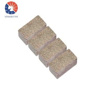 3 segmentos de diamante sintético mejor para hoja de sierra de corte de piedra de basalto de granito 24x12x15mm OEM ISO9001 certificado 3 años - Product Image 3