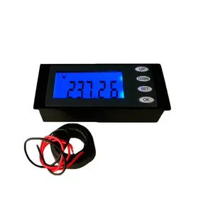 Peacefair PZEM-006 80-260V 100A CT סליל 6in1 AC הנוכחי כוח מד אנרגיה Wattmeter הדיגיטלי לוח מתח מד