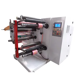 High speed 600mm width cellophane film slitter machine/plastic film winder/cutting machine pvc film